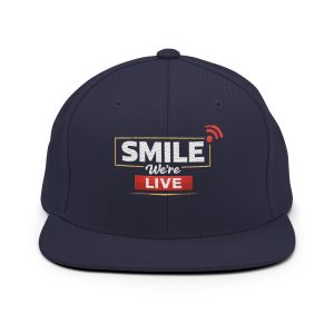 SMILE Live Snapback Hat